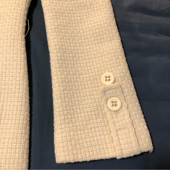 ❌ Soia & Kyo Long Cream Wool Blend Coat - Picture 11 of 14